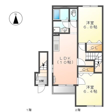 グランヴェール住江の物件間取画像